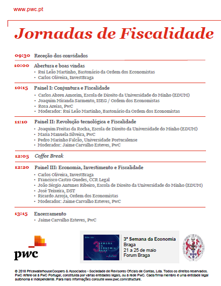 20180523 - Jornadas Fiscalidade Braga